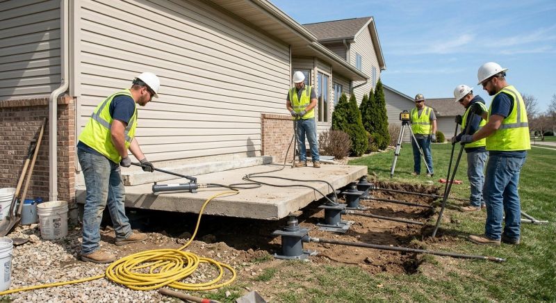 Foundation Lifting in Alliance, OH