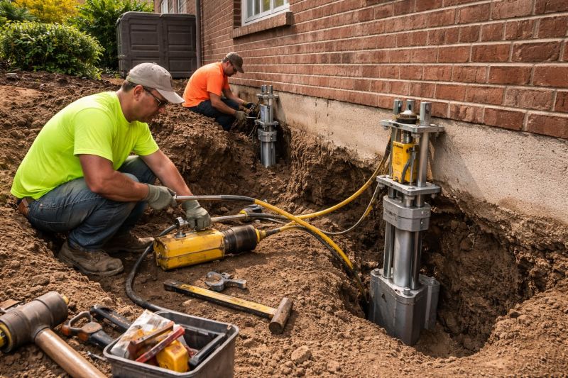 Settling Foundation Service in Cuyahoga Falls, OH