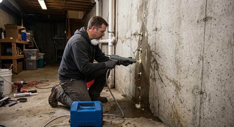 Basement Foundation Repair in Homeworth, OH