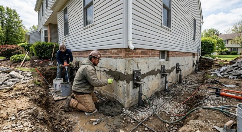 Basement Foundation Repair in Louisville, OH