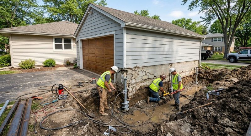 Basement Foundation Repair in Tallmadge, OH