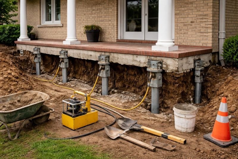 Basement Stabilization in Stark County, OH