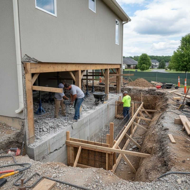 Building Foundation Repair in Dover, OH