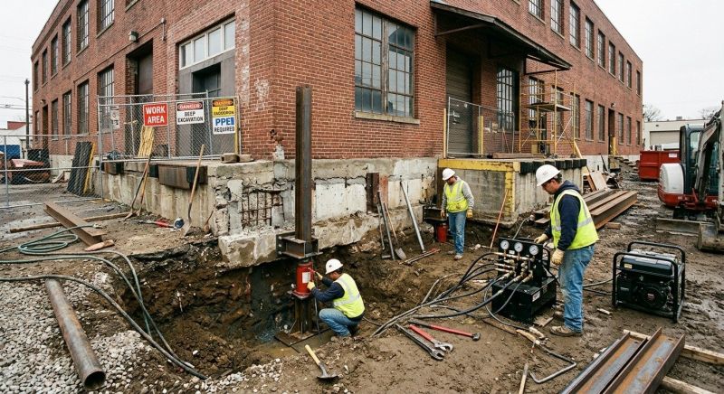 Building Foundation Repair in Louisville, OH