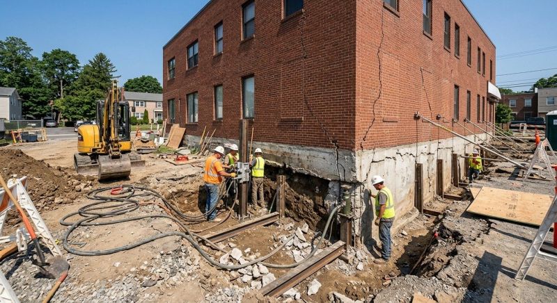 Building Foundation Repair in North Canton, OH