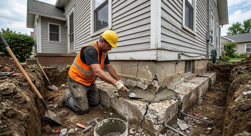 Building Foundation Repair in Summit County, OH