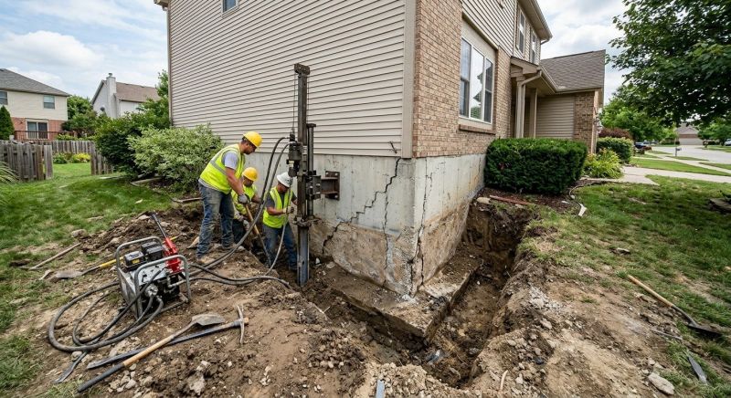 Concrete Foundation Repair in Stark County, OH