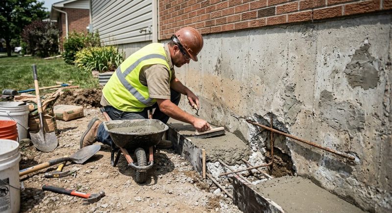 Concrete Foundation Repair in Orrville, OH