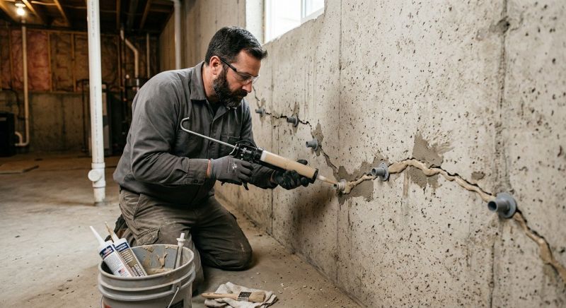 Cracked Foundation Repair in Alliance, OH