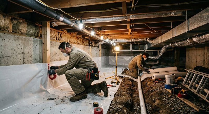 Crawl Space Leveling in Stark County, OH