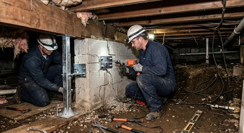 Crawlspace Foundation Repair in Wayne County, OH