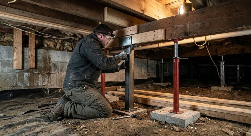 Crawlspace Structural Repair in Stark County, OH