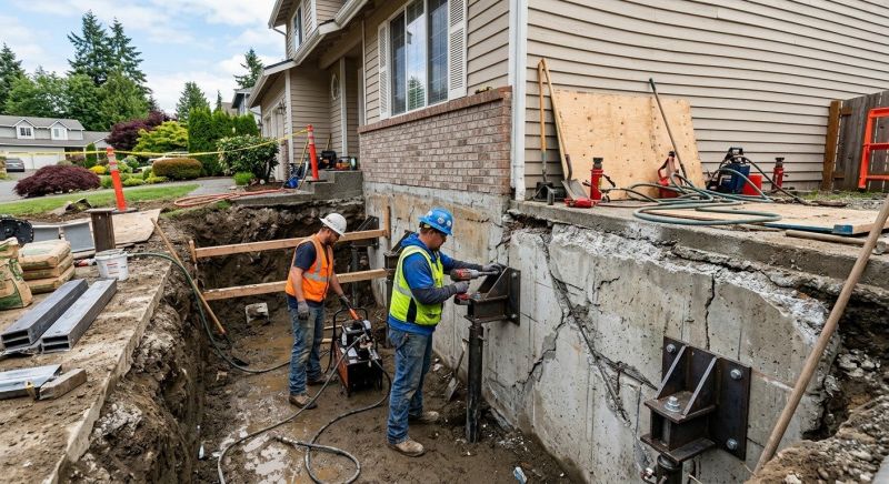 Foundation Damage Repair in New Philadelphia, OH