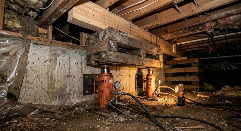 Foundation Jacking in Canton, OH