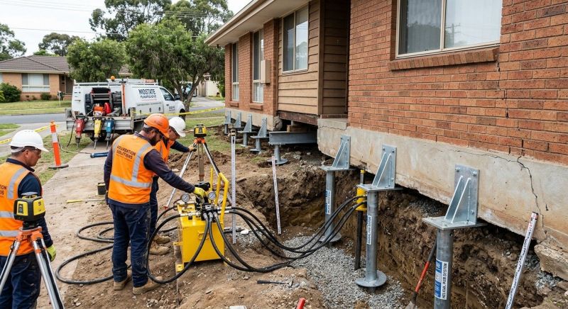 Foundation Jacking in Fredericksburg, OH