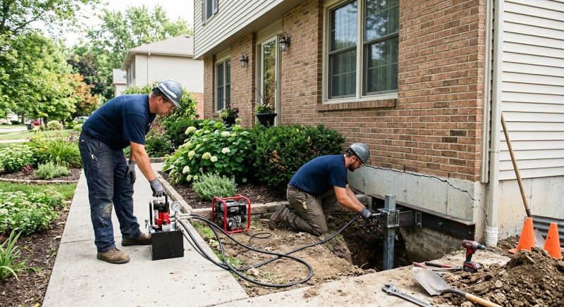 Foundation Jacking in Stark County, OH