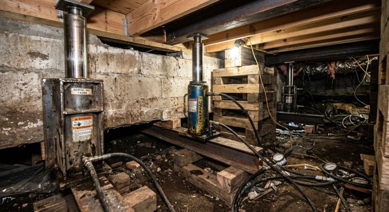 Foundation Jacking in New Philadelphia, OH