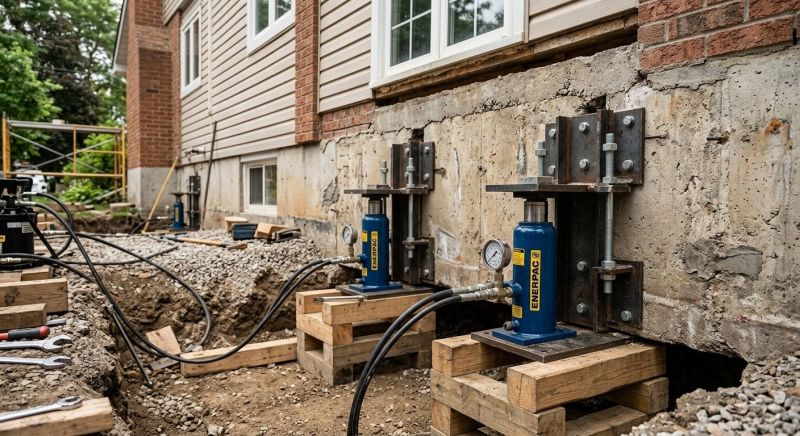 Foundation Jacking in Tuscarawas County, OH