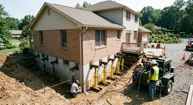 Foundation Jacking in Tuscarawas County, OH