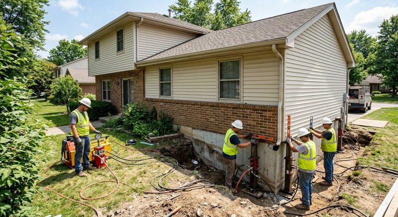 Foundation Jacking in Tuscarawas County, OH