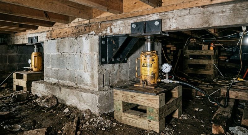 Foundation Jacking in Uniontown, OH