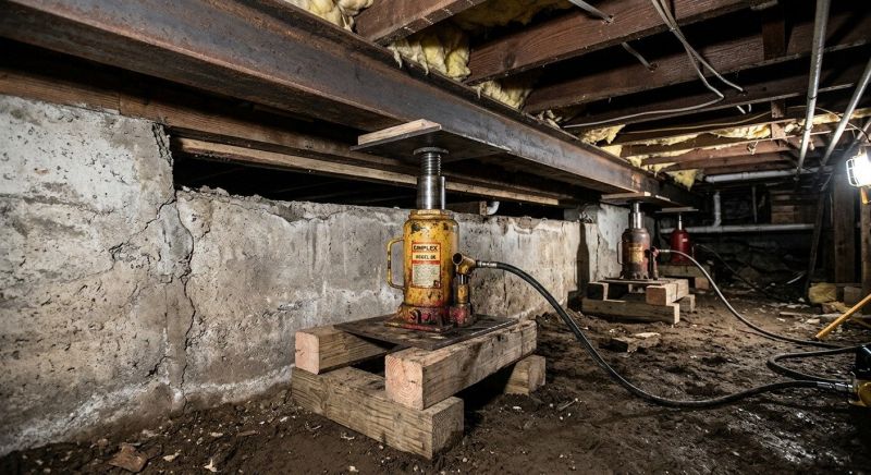 Foundation Jacking in Wooster, OH