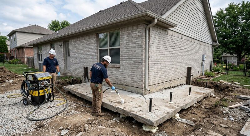 Foundation Lifting in Akron, OH