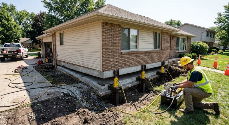 Foundation Lifting in Alliance, OH