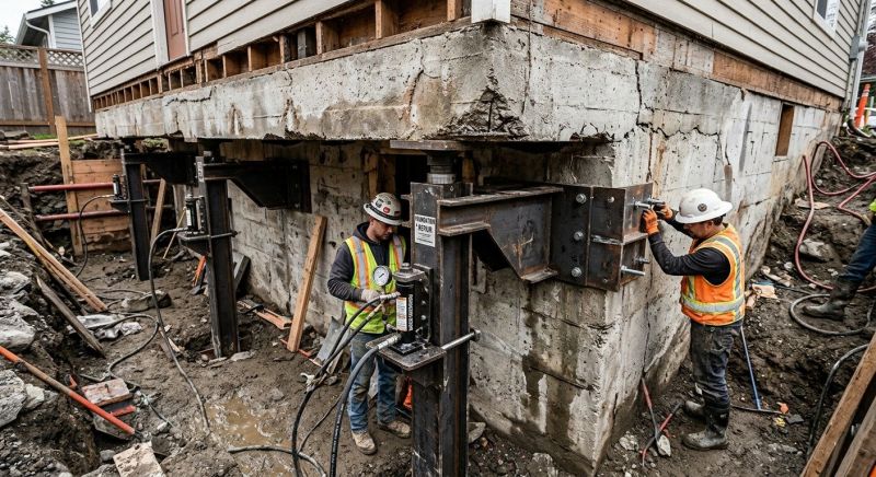 Foundation Lifting in Homeworth, OH