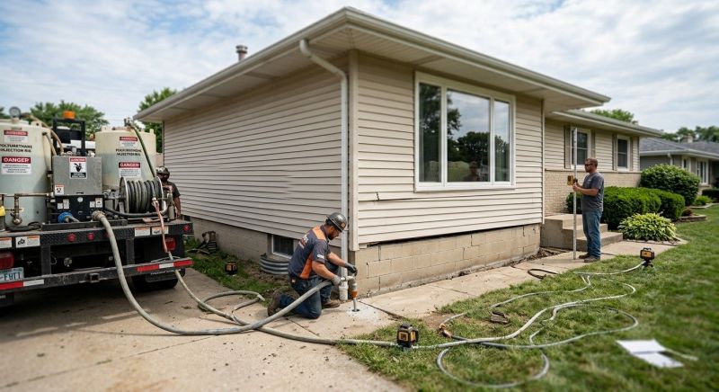Foundation Lifting in North Canton, OH