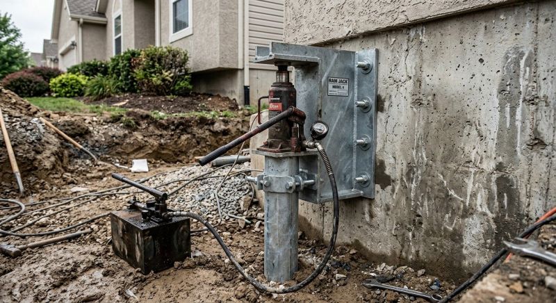 Foundation Pier Leveling in Stark County, OH