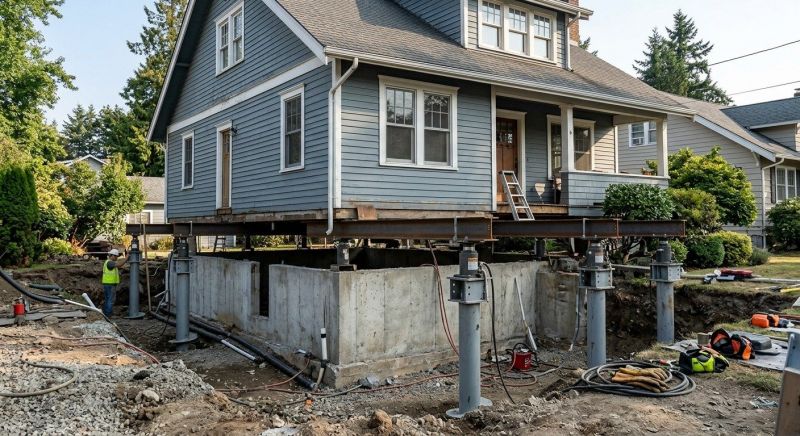 Foundation Raising in New Philadelphia, OH
