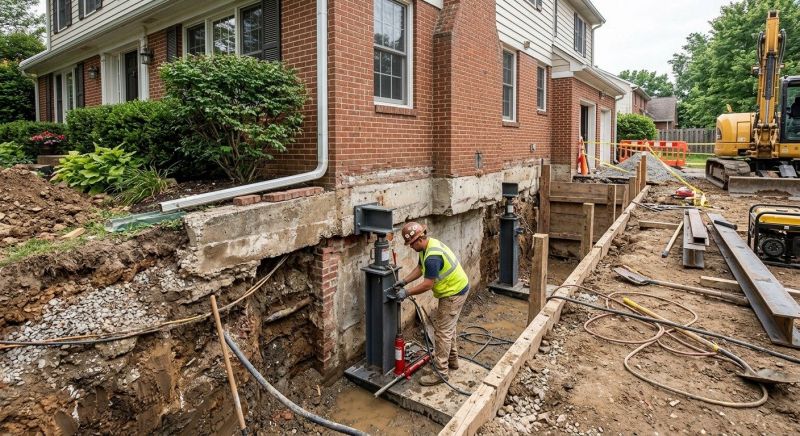 Foundation Raising in Sugarcreek, OH