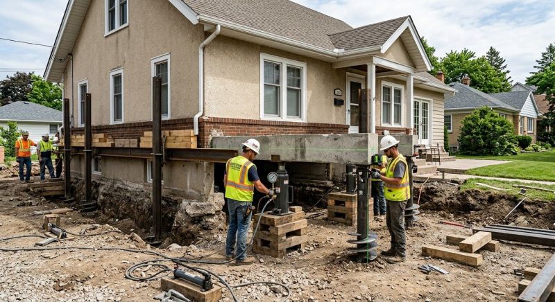Foundation Releveling in Stark County, OH