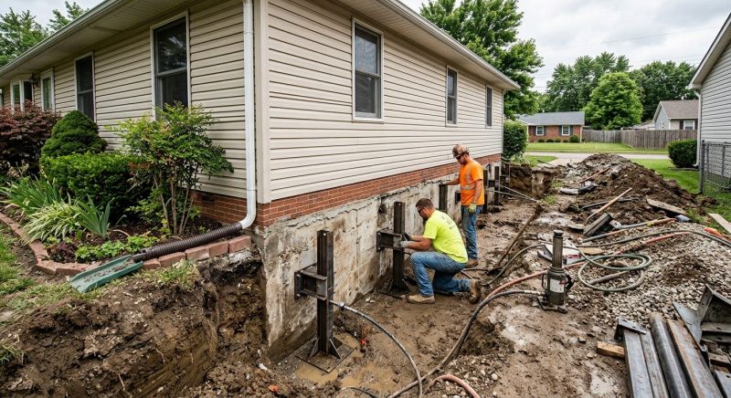 Foundation Stabilizing in Akron, OH