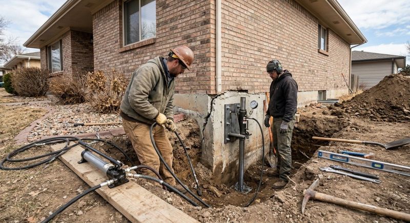 Foundation Stabilizing in Fredericksburg, OH