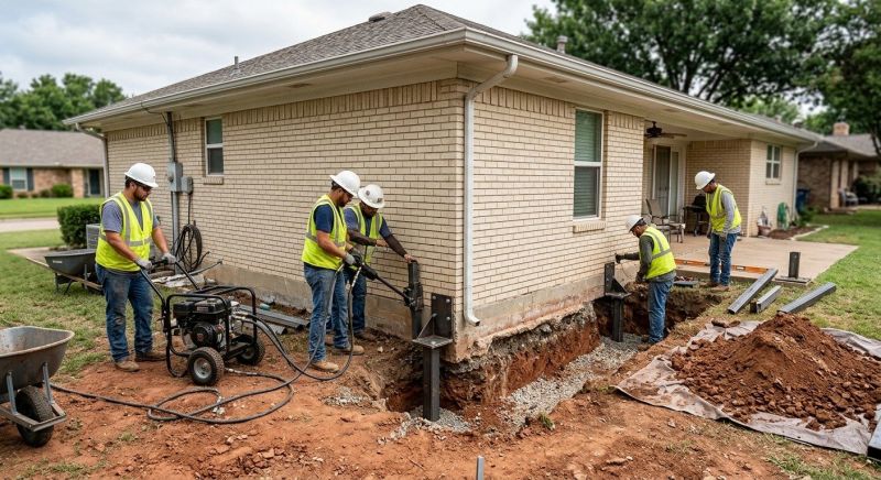 Foundation Stabilizing in Fredericksburg, OH