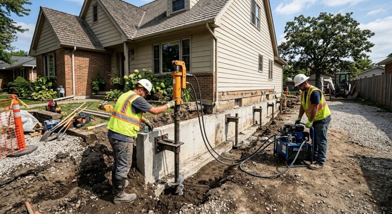 Foundation Stabilizing in Stark County, OH