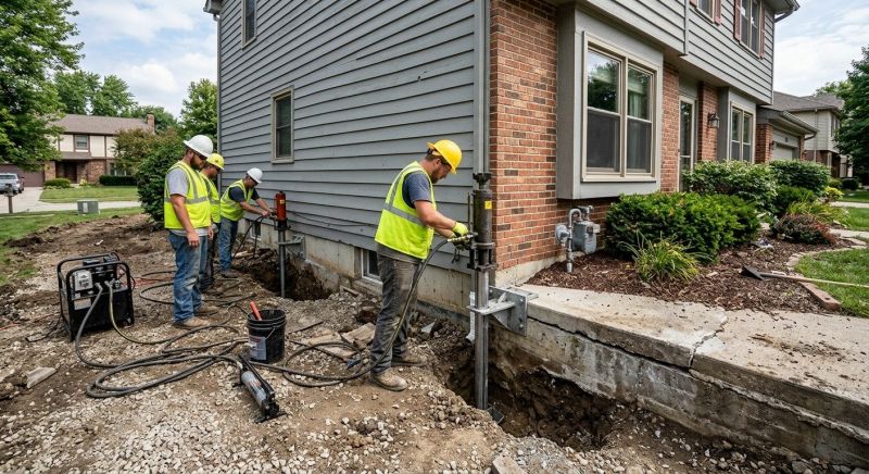 Foundation Stabilizing in Sugarcreek, OH