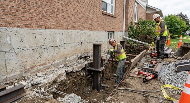 Foundation Structural Repair in Fredericksburg, OH