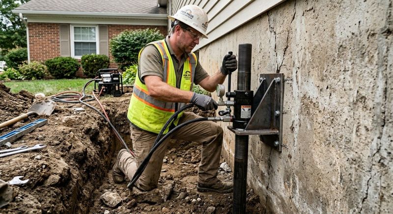 Home Foundation Leveling in Dover, OH