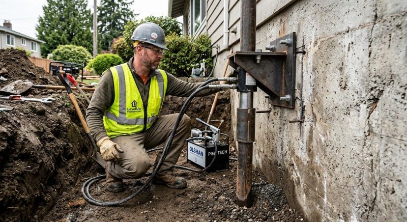 Home Foundation Leveling in North Canton, OH