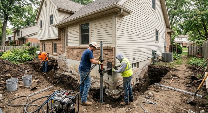 Home Foundation Repair in New Philadelphia, OH