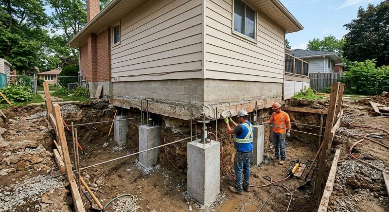 House Underpinning in Stark County, OH