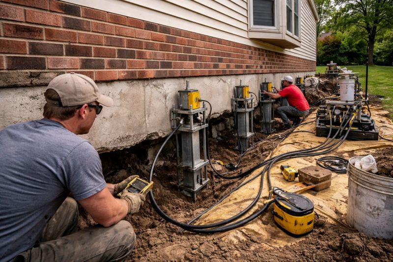 Settling Foundation Service in Canton, OH