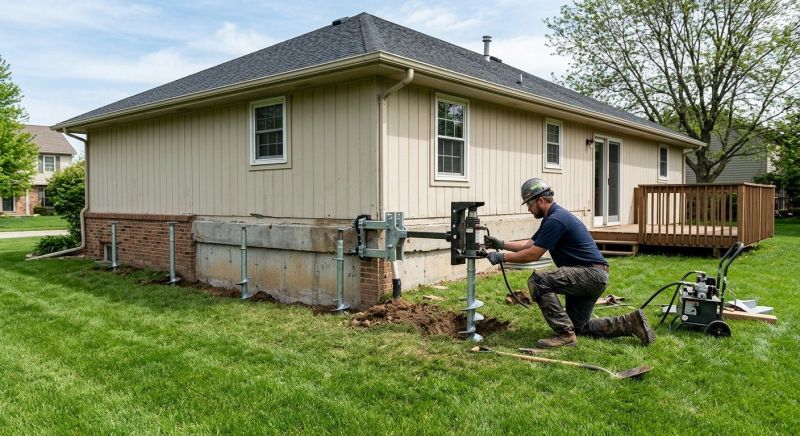 Settling Foundation Service in Wooster, OH