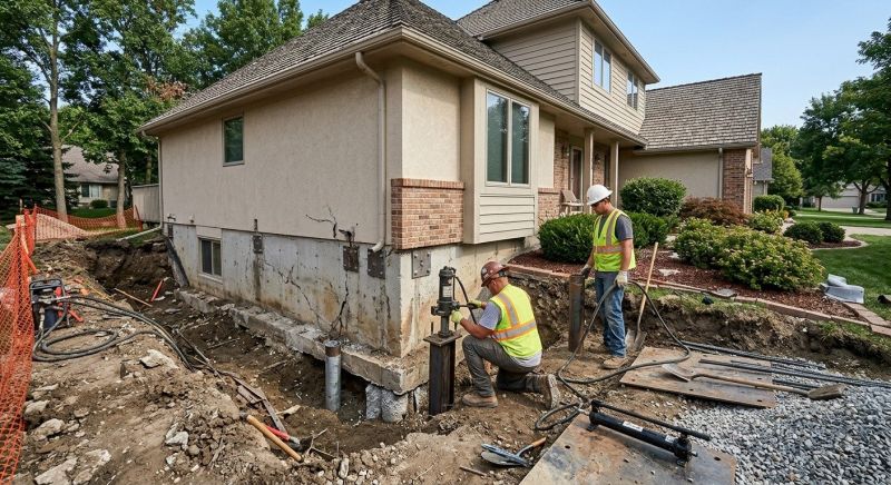 Structural Foundation Repair in Fredericksburg, OH