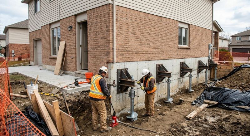 Structural Foundation Repair in North Canton, OH
