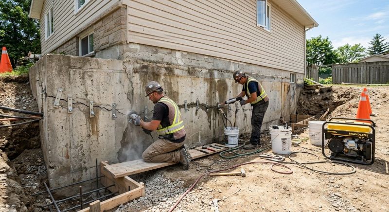 Structural Foundation Repair in North Canton, OH